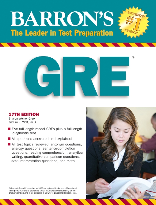 Title details for Barron's GRE by Sharon Weiner Green, M.A. - Wait list